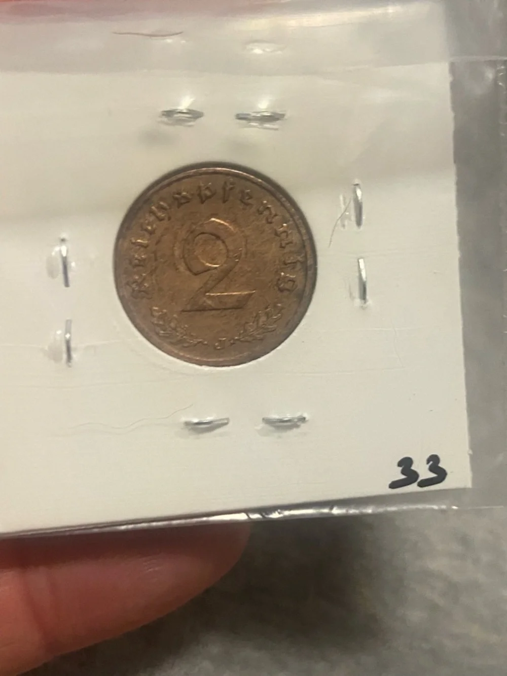 Nazi Coin - Picture 2 of 2